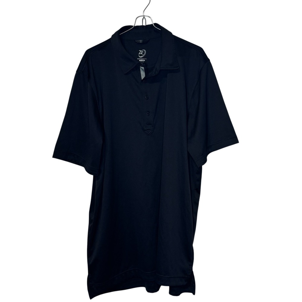 Zero‎ Restriction Mens Polo Tour Series Performance Golf Short Sleeve Black XL